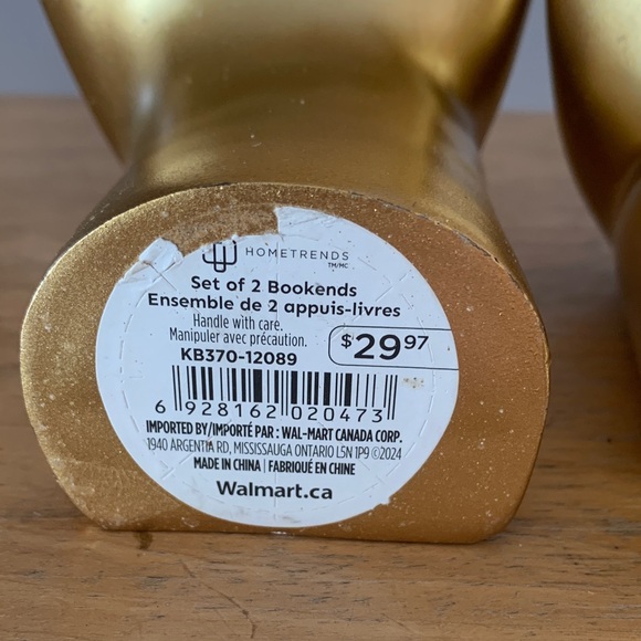 Gold Hand Bookends - Picture 3 of 5